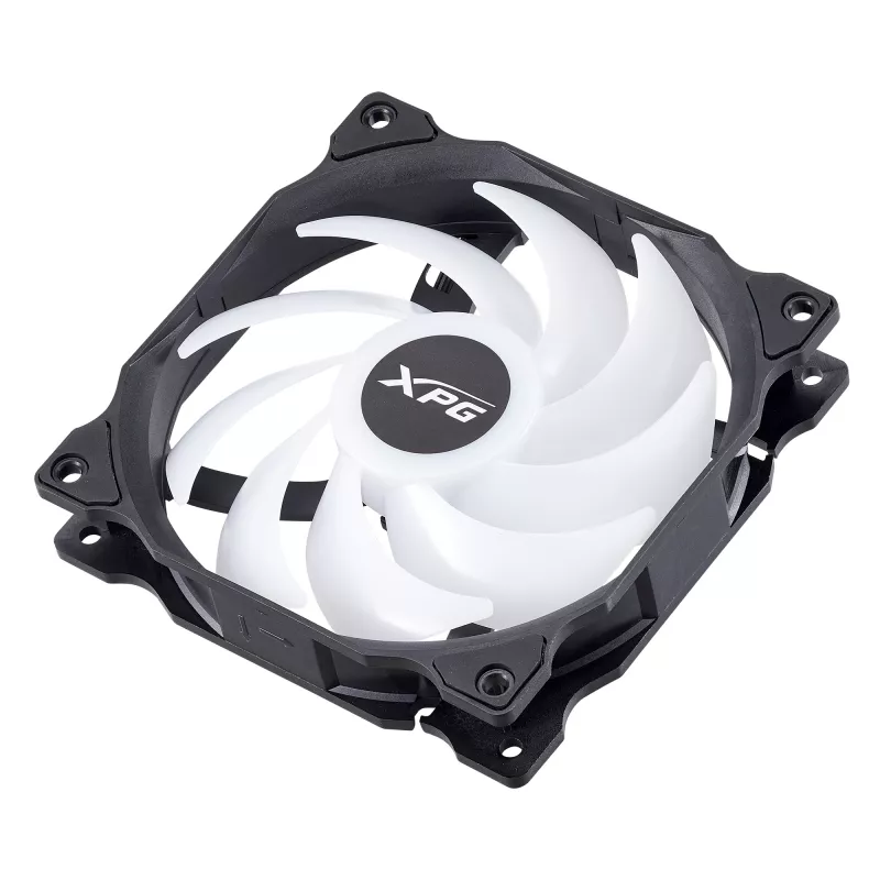 XPG VENTO 120 ARGB PWM (pakis 3) Must, Ventilaator, 12 cm, 300 p/min, 1650 p/min, Must