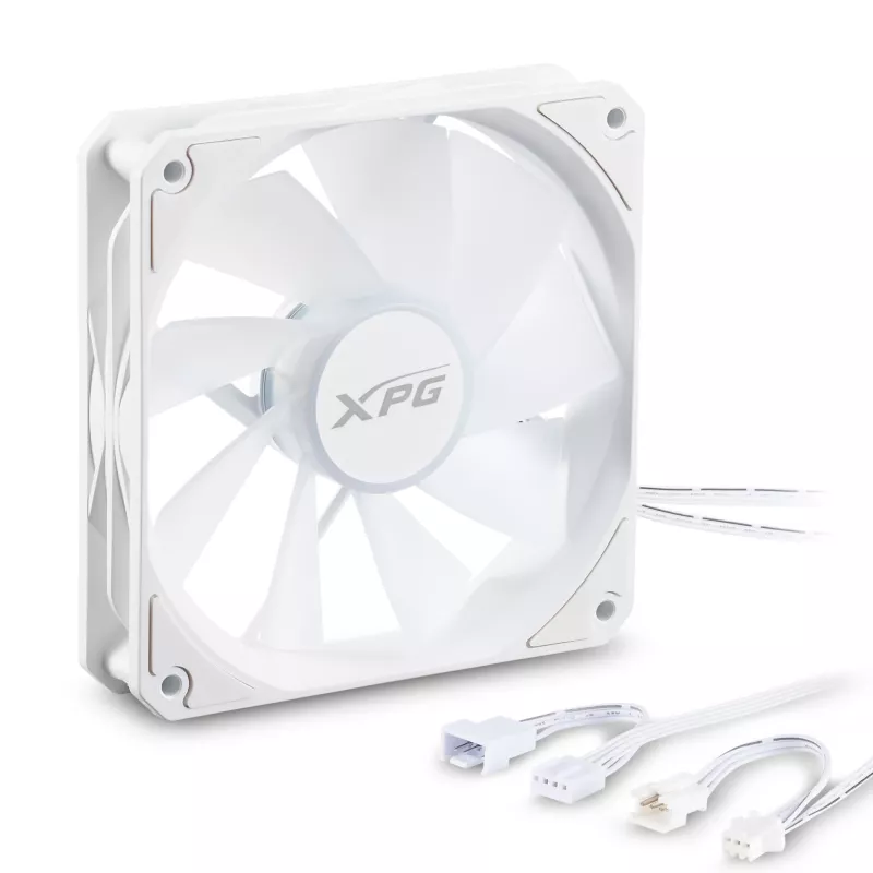 XPG VENTO R 120 ARGB PWM Valge, Ventilaator, 12 cm, 300 RPM, 1600 RPM, Valge