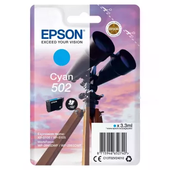 Kassett Epson 502 Cyan C13T02V24010