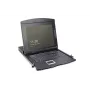 DIGITUS Moduleeritud 43,2 cm (17 inch) TFT konsool 8-pordilise KVM-iga RAL 9005 must - Qwerty US