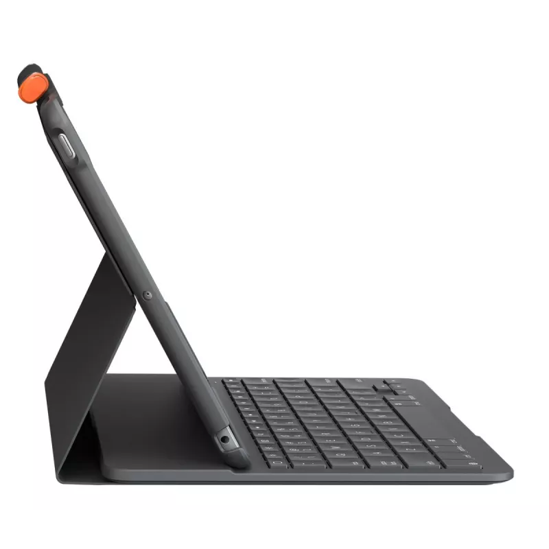 LOGITECH Slim Folio iPad 7. põlvkonnale, grafiit, QWERTZ saksa