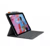 LOGITECH Slim Folio iPad 7. põlvkonnale, grafiit, QWERTZ saksa