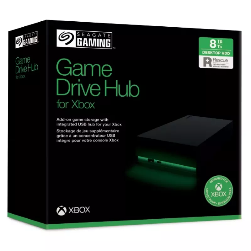 Seagate Game Drive Hub for Xbox väline kõvaketas 8 TB USB Type-A / USB USB-C 3.2 Gen 1 (3.1 Gen 1) must