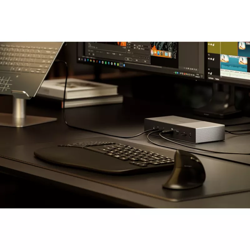 Kensington SD5000T5 EQ Thunderbolt 5 kolmekordne 4K dokkimisjaam 140W PD-ga – Windows/macOS