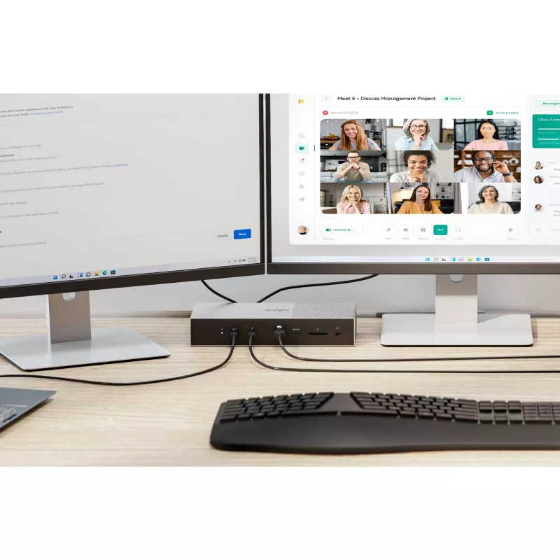 Kensington SD5000T5 EQ Thunderbolt 5 kolmekordne 4K dokkimisjaam 140W PD-ga – Windows/macOS
