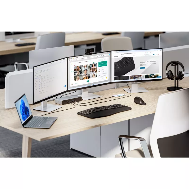 Kensington SD5000T5 EQ Thunderbolt 5 kolmekordne 4K dokkimisjaam 140W PD-ga – Windows/macOS