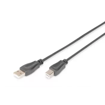 DIGITUS ASSMANN USB 2.0 ühenduskaabel, tüüp A - B M/M, 5m USB 2.0 Must