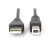 DIGITUS ASSMANN USB 2.0 ühenduskaabel, tüüp A - B M/M, 5m USB 2.0 Must