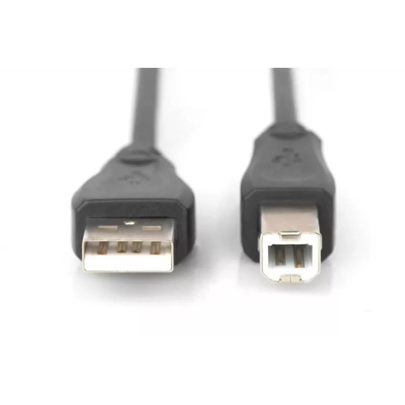 DIGITUS ASSMANN USB 2.0 ühenduskaabel, tüüp A - B M/M, 5m USB 2.0 Must