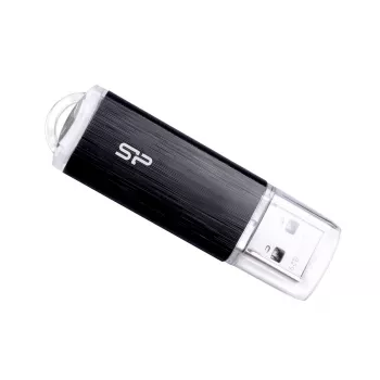 SILICON POWER Ultima U02 - 8GB USB-mälupulk - USB2.0 - Must