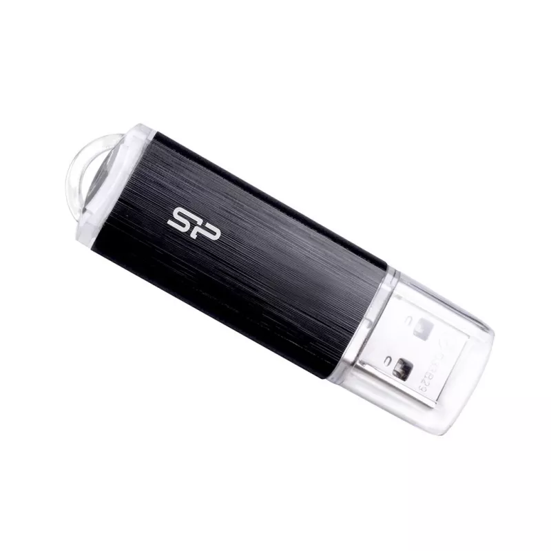 SILICON POWER Ultima U02 - 8GB USB-mälupulk - USB2.0 - Must