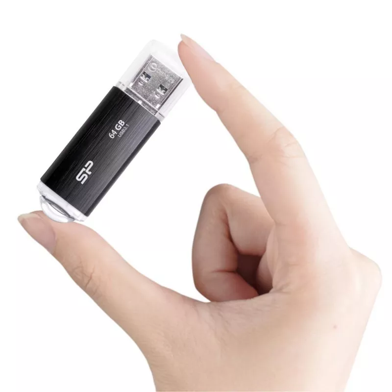 SILICON POWER USB-mälupulk - 64 GB Silicon Power USB3.2 B02 Must