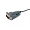 Equip USB-A jadaliidese (DB9) kaabel, M/M 1,5m, must, 1,5 m, USB Type-A, DB-9, isane, isane