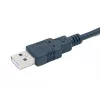 Equip USB-A jadaliidese (DB9) kaabel, M/M 1,5m, must, 1,5 m, USB Type-A, DB-9, isane, isane