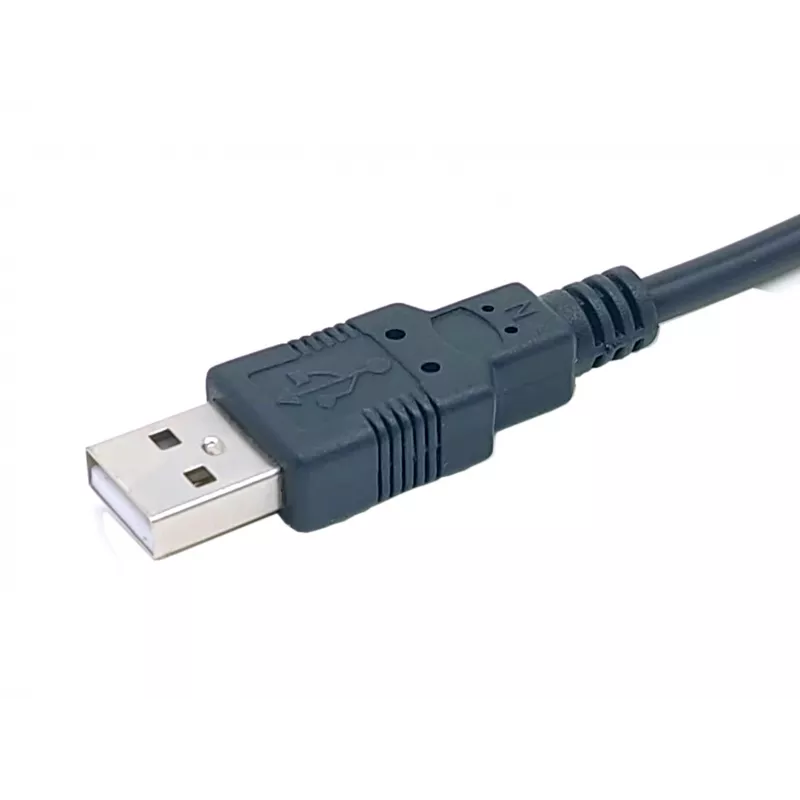 Equip USB-A jadaliidese (DB9) kaabel, M/M 1,5m, must, 1,5 m, USB Type-A, DB-9, isane, isane