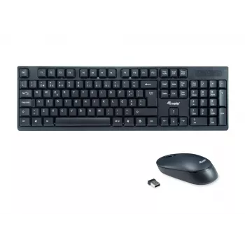 Equip juhtmeta klaviatuuri ja hiire komplekt, PT paigutus, täissuuruses, 105 klahvi