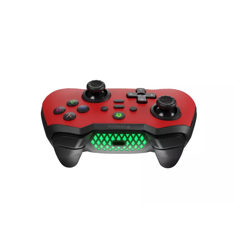 GENESIS Mangan 400 Punane Bluetooth-mängupult Analoog/Digitaalne Android, MAC, Nintendo Switch, PC, iOS