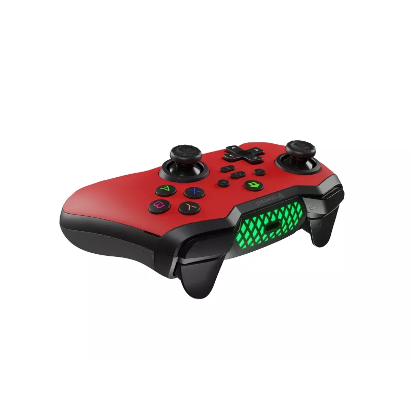 GENESIS Mangan 400 Punane Bluetooth-mängupult Analoog/Digitaalne Android, MAC, Nintendo Switch, PC, iOS