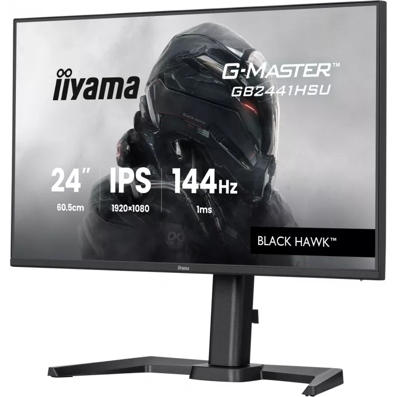 iiyama G-MASTER GB2441HSU-B1 arvutimonitor 60,5 cm (23,8 tolli) 1920 x 1080 pikslit Full HD LED Must