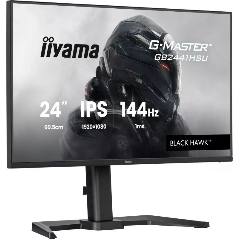 iiyama G-MASTER GB2441HSU-B1 arvutimonitor 60,5 cm (23,8 tolli) 1920 x 1080 pikslit Full HD LED Must