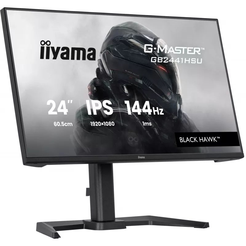 iiyama G-MASTER GB2441HSU-B1 arvutimonitor 60,5 cm (23,8 tolli) 1920 x 1080 pikslit Full HD LED Must