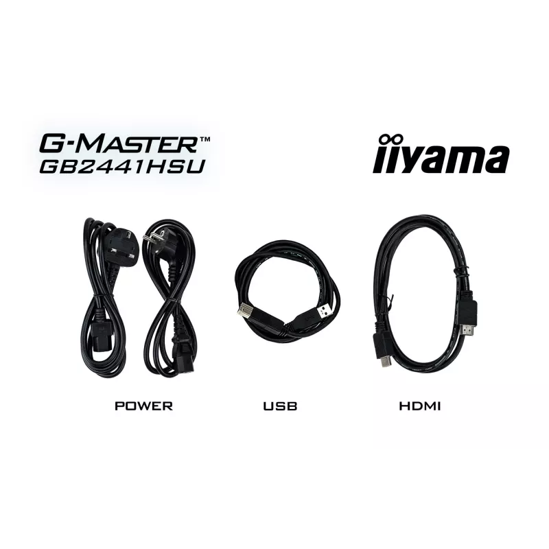 iiyama G-MASTER GB2441HSU-B1 arvutimonitor 60,5 cm (23,8 tolli) 1920 x 1080 pikslit Full HD LED Must