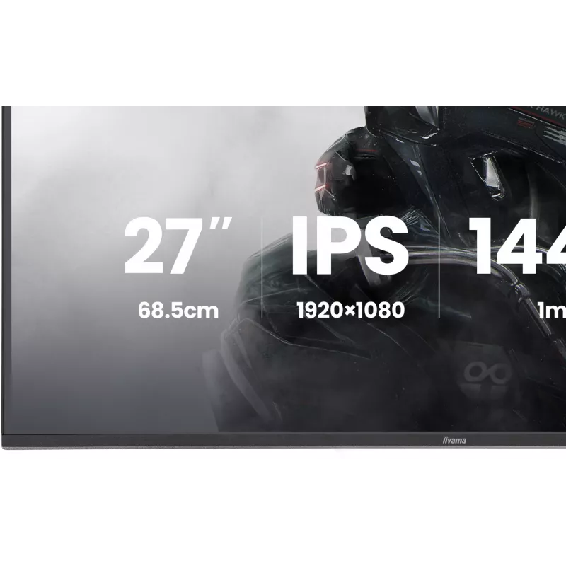 iiyama G-MASTER GB2741HSU-B1 arvutimonitor 68,6 cm (27 tolli) 1920 x 1080 pikslit Full HD LED must