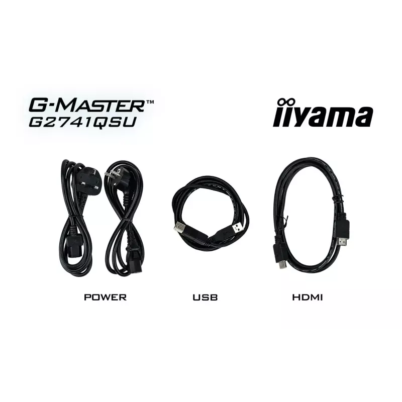 iiyama G-MASTER G2741QSU-B1 arvutimonitor 68,6 cm (27 tolli) 2560 x 1440 pikslit 4K Ultra HD QLED Must