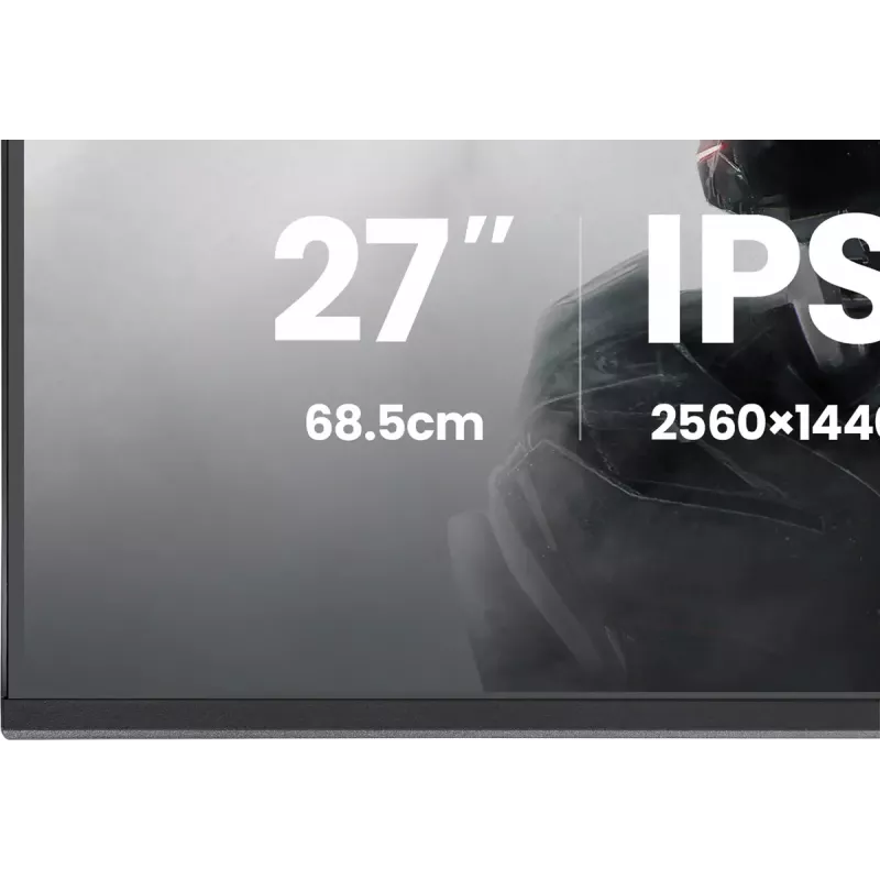iiyama G-MASTER G2741QSU-B1 arvutimonitor 68,6 cm (27 tolli) 2560 x 1440 pikslit 4K Ultra HD QLED Must