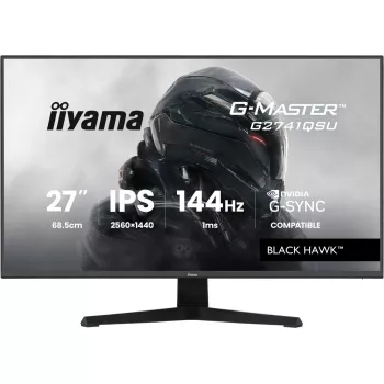 iiyama G-MASTER G2741QSU-B1 arvutimonitor 68,6 cm (27 tolli) 2560 x 1440 pikslit 4K Ultra HD QLED Must