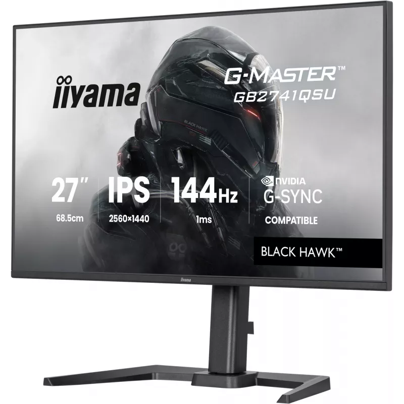 iiyama G-MASTER GB2741QSU-B1 arvutimonitor 68,6 cm (27 tolli) 2560 x 1440 pikslit 4K Ultra HD LED must