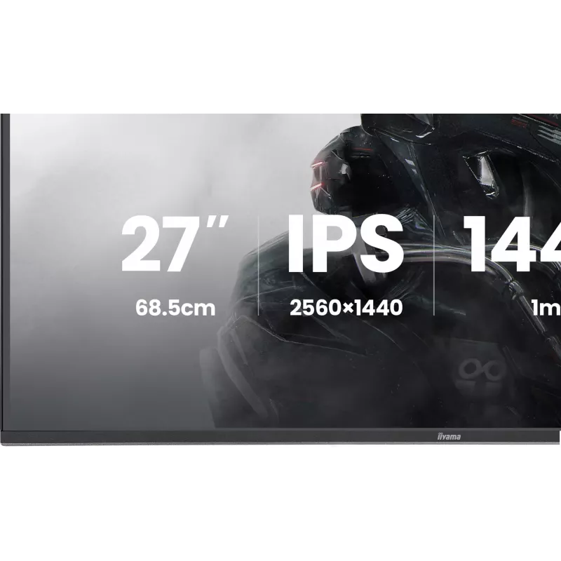 iiyama G-MASTER GB2741QSU-B1 arvutimonitor 68,6 cm (27 tolli) 2560 x 1440 pikslit 4K Ultra HD LED must