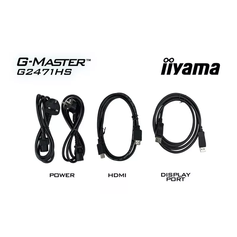 iiyama G-MASTER G2471HS-B1 arvutimonitor 60,5 cm (23,8 tolli) 1920 x 1080 pikslit Full HD must