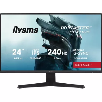 iiyama G-MASTER G2471HS-B1 arvutimonitor 60,5 cm (23,8 tolli) 1920 x 1080 pikslit Full HD must