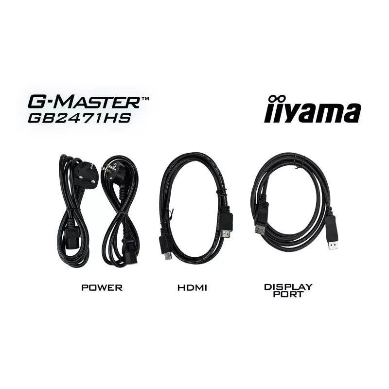 iiyama G-MASTER GB2471HS-B1 arvutimonitor 60,5 cm (23,8 tolli) 1920 x 1080 pikslit Full HD must