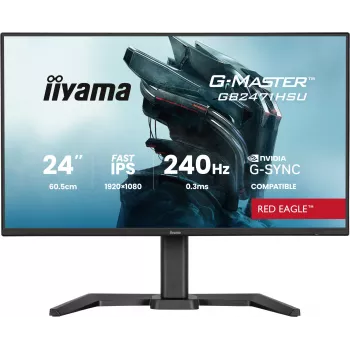 iiyama G-MASTER GB2471HSU-B1 arvutimonitor 60,5 cm (23,8 tolli) 1920 x 1080 pikslit Full HD must