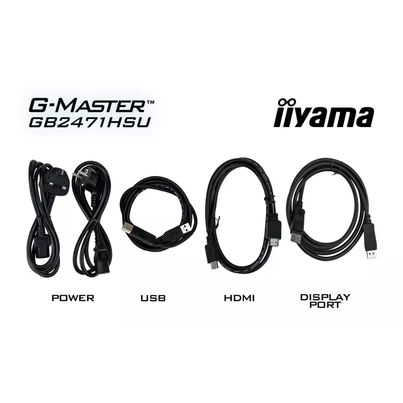 iiyama G-MASTER GB2471HSU-B1 arvutimonitor 60,5 cm (23,8 tolli) 1920 x 1080 pikslit Full HD must