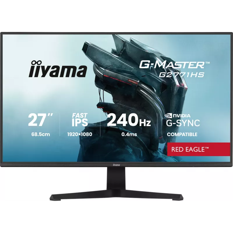 iiyama G-MASTER G2771HS-B1 arvutimonitor 68,6 cm (27 tolli) 1920 x 1080 pikslit Full HD must
