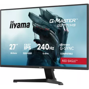 iiyama G-MASTER G2771HS-B1 arvutimonitor 68,6 cm (27 tolli) 1920 x 1080 pikslit Full HD must
