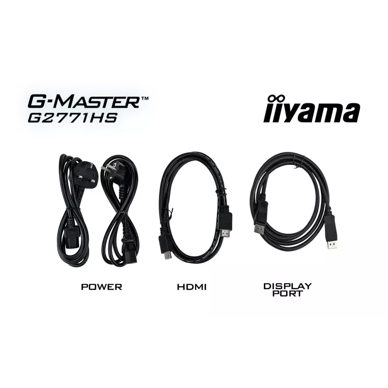 iiyama G-MASTER G2771HS-B1 arvutimonitor 68,6 cm (27 tolli) 1920 x 1080 pikslit Full HD must