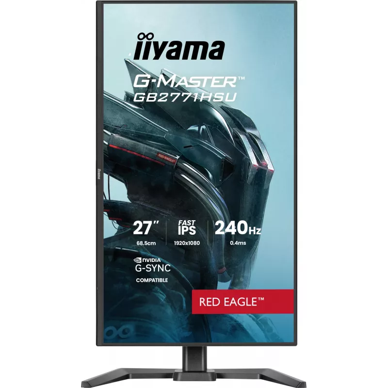 iiyama G-MASTER GB2771HSU-B1 arvutimonitor 68,6 cm (27 tolli) 1920 x 1080 pikslit Full HD must
