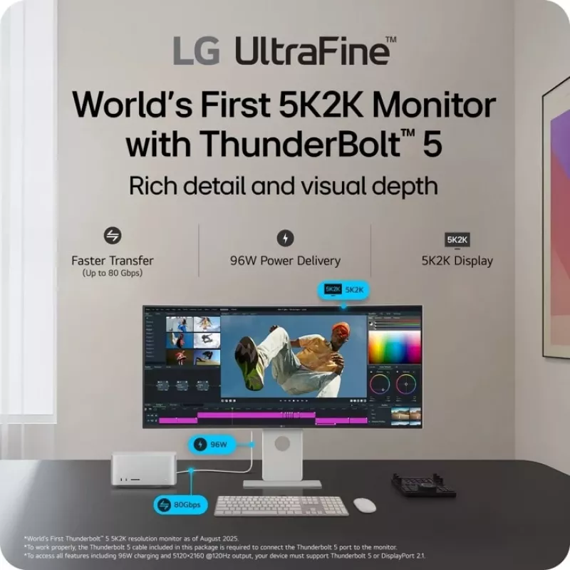 LG 40U990A-W arvutimonitor 101,6 cm (40 tolli) 5120 x 2160 pikslit WUHD must