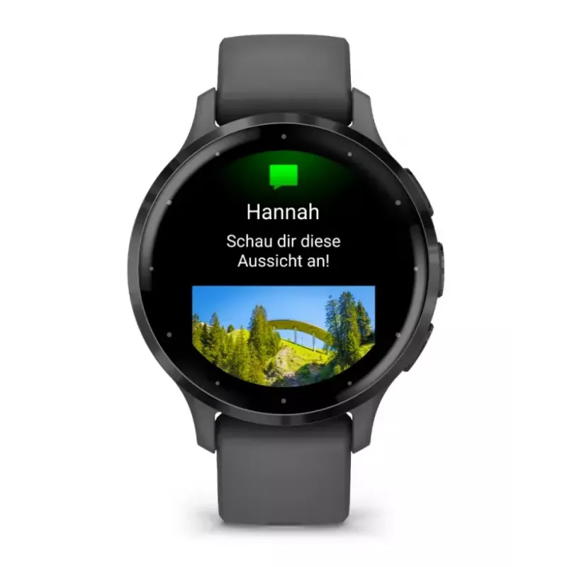 Nutikell GARMIN Venu 3S — 41 mm hall polümeerkorpus, 1,2-tolline AMOLED, 10-päevane aku, 5 ATM