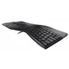 Juhtmega ergonoomiline täissuuruses klaviatuur Cherry KC 4500 ERGO Must USB QWERTY UK 109 klahvi kõvera paigutusega randmetugi 1,8 m kaabel