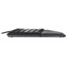 Juhtmega ergonoomiline täissuuruses klaviatuur Cherry KC 4500 ERGO Must USB QWERTY UK 109 klahvi kõvera paigutusega randmetugi 1,8 m kaabel