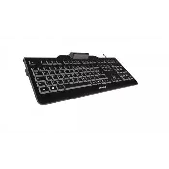 CHERRY KC 1000 SC juhtmega nutikaardiga klaviatuur, must, USB (QWERTY – Ühendkuningriik)