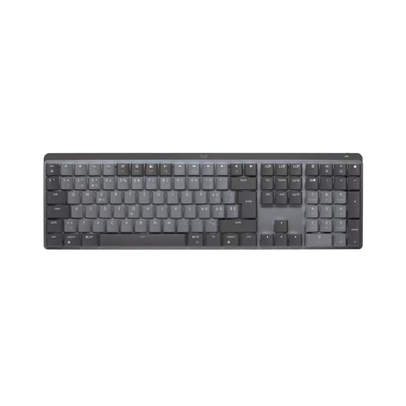 LOGITECH MX Mechanical juhtmevaba valgustusega mehaaniline klaviatuur - Graphite Suisse Qwertz