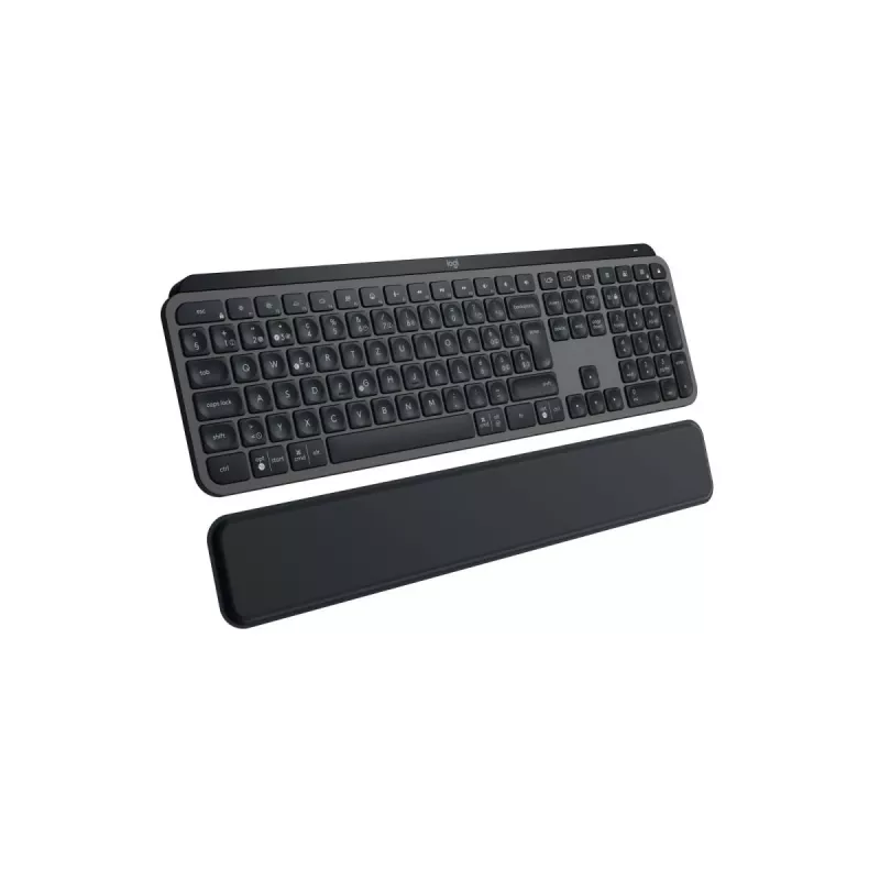 LOGITECH Mx Keys S klaviatuur peopesatoega, grafiit, QWERTZ, Šveitsi