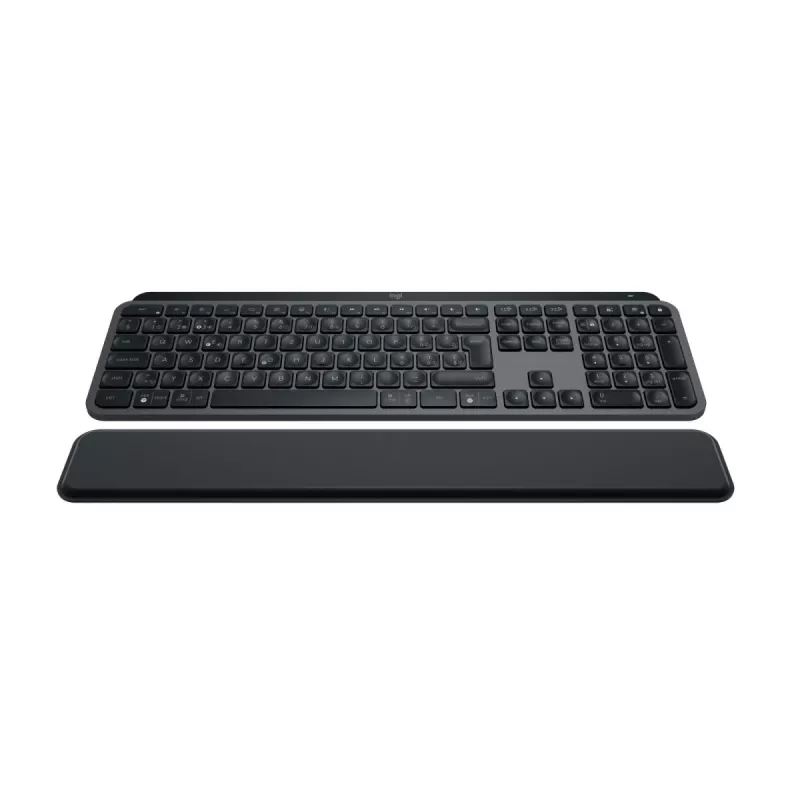 LOGITECH Mx Keys S klaviatuur peopesatoega, grafiit, QWERTZ, Šveitsi