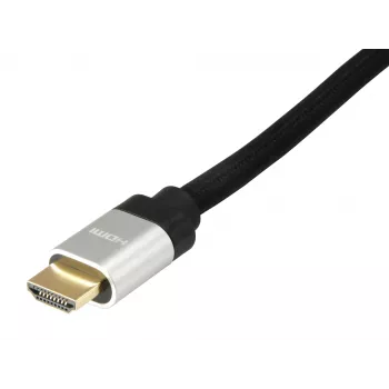 Equip HDMI 2.1 ülikiire kaabel, 10 m, AM/AM, 10 m, HDMI tüüp A (standard), HDMI tüüp A (standard), 3D, heli tagasikanal (ARC), must